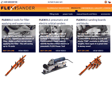 Tablet Screenshot of flexisander.com